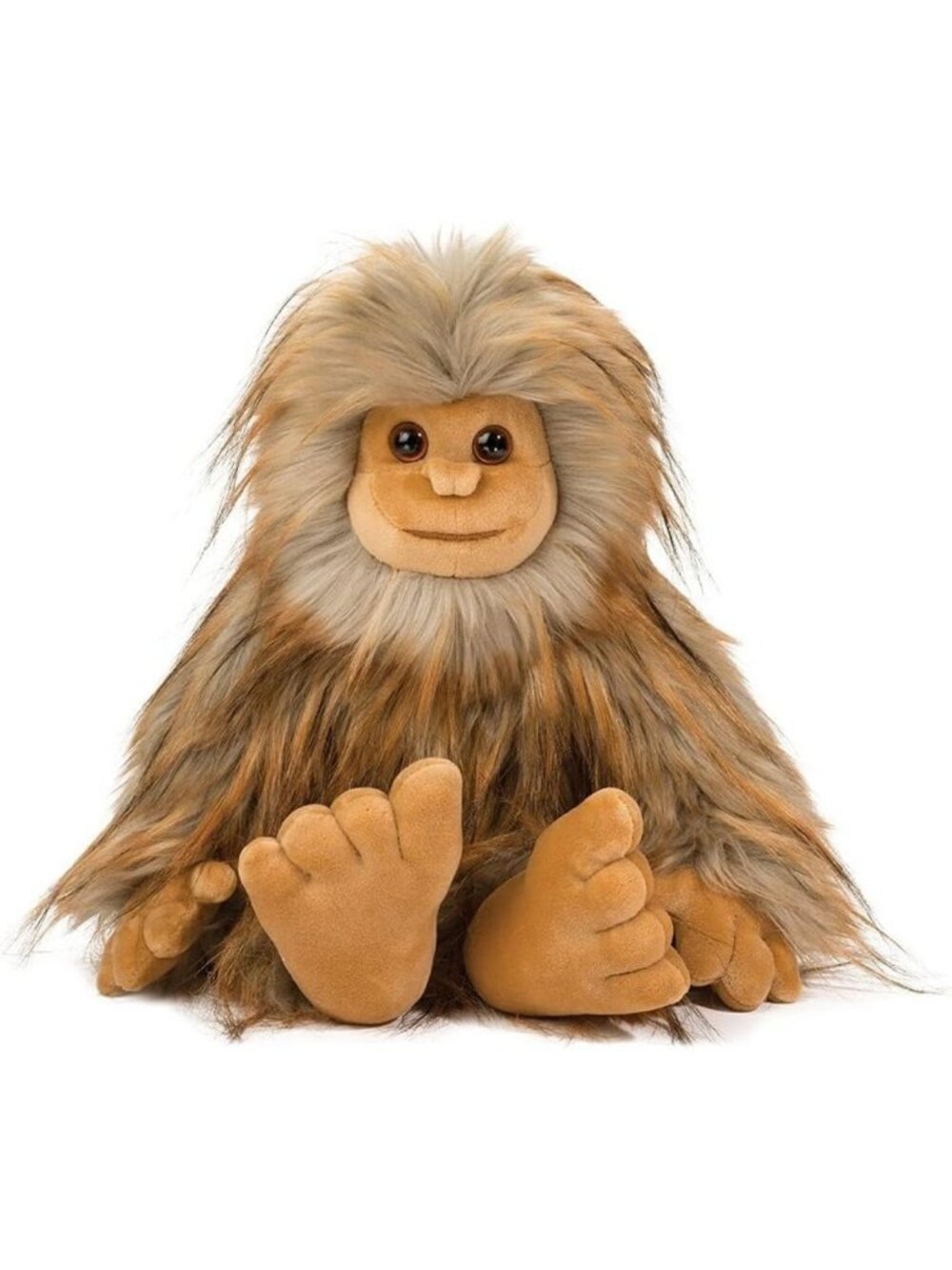 Soft & Huggable Bigfoot Plush Toy – 11-Inch Sitting Sasquatch Stuffed Animal for
